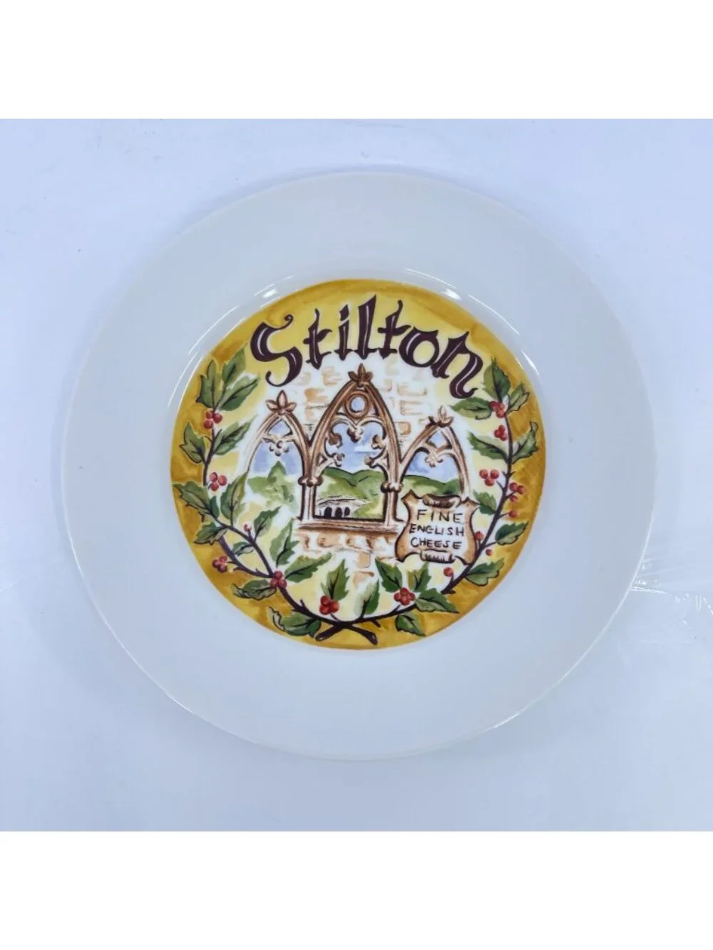vintage restoration hardware cheese plate stilton brie emmental parmigiano